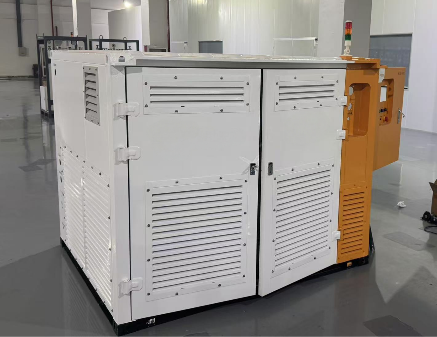 100kW Pure hydrogen fuel cell cogeneration system CarNeu-100